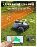 MAMMOTION YUKA Mini 2 500 Robot Tondeuse, jusqu'à 500m², Zéro Perte de Signal, sans RTK, AI Traitement d’Image à Trois Caméras Robot Tondeuse, Auto Cartographie Multi-Zones, DropMow - 7