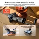 roborock F25 ACE Pro Aspirateur Laveur sans Fil, 25000Pa, JetFoaming Anti-Taches, Brosse Anti-Emmêlement, Design 180° à Plat, Auto-Nettoyage Eau Chaude & Séchage, 60 Min - 3