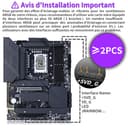 MUSETEX Y6 Boîtier PC, 7 Ventilateurs ARGB PWM Infinity Mirror préinstallés, Vue 270° en Verre Trempé, Connectique Type-C, Boîtier PC Gamer Mid-Tower ATX, Noir - 2