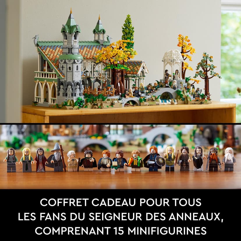 LEGO Icons The Lord of the Rings: Rivendell - Collectible LotR Display Set for Adults with 15 Unique Minifigures incl. Gandalf, Legolas, Aragorn & Frodo - 10316 - 7