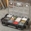 Keter ROC Pro Gear Heay Duty Organiser, 25 Year Warranty, Removable Bins, Stackable, Lightweight, Durable, IP54 Water Resistant, Black - 2
