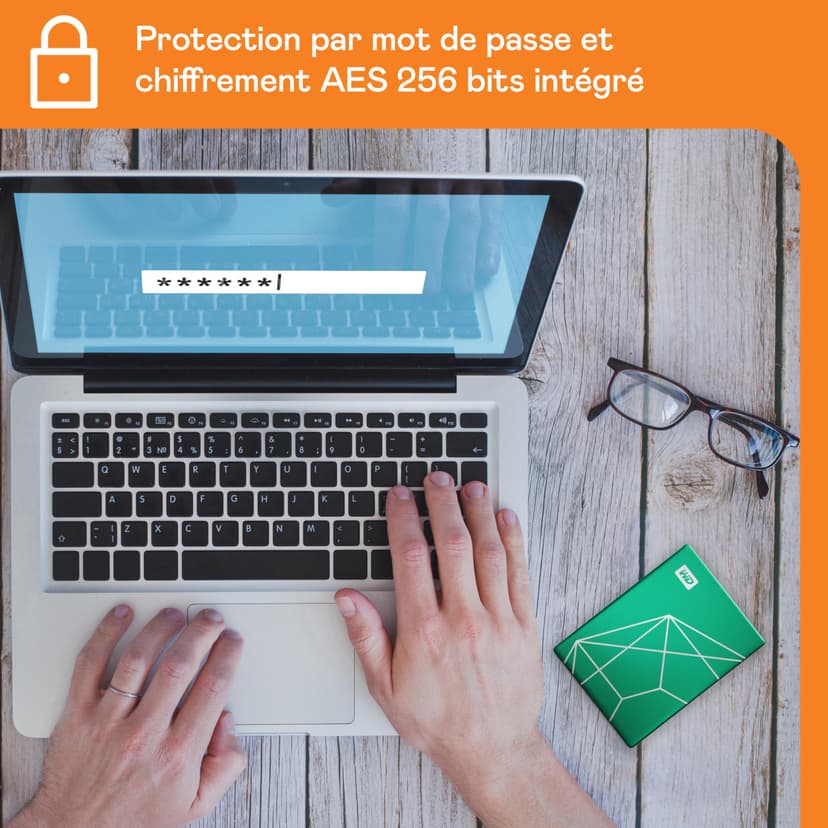 WD My Passport Ultra 6 To, Stockage externe portable, Disque dur externe, Logiciel avec défense contre les ransomwares, sauvegarde et protection par mot de passe - Edition 20e anniversaire - Emeraude - 5