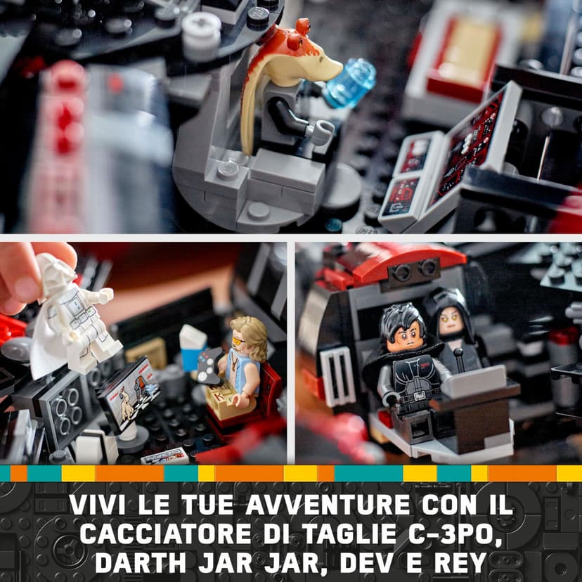 LEGO Star Wars 75389 Le Faucon Noir - Jeu de Construction & Décoration - Fusils à Ressort, Canons & 6 Minifigurines Dont C-3PO - Cadeau pour Garçon dès 10 Ans & Fans Adultes - 5