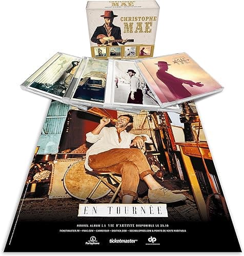 Coffret 4cd Albums Studios + 1 Poster Exclusif