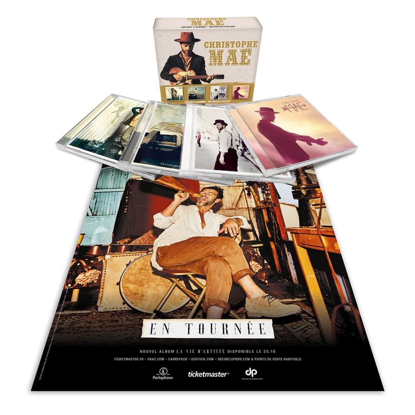 Coffret 4cd Albums Studios + 1 Poster Exclusif - 1