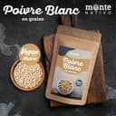 Peppercorns white Monte Nativo (500g) - Whole Peppercorns white - Gently dried and aromatic Spices ideal for Cooking and Seasoning - 4