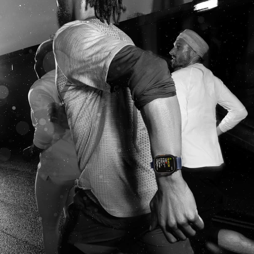 Apple Watch Ultra 2 [GPS + Celular, 49mm] Titanium Case with Black Ocean Band, One Size (Renewed) - 5