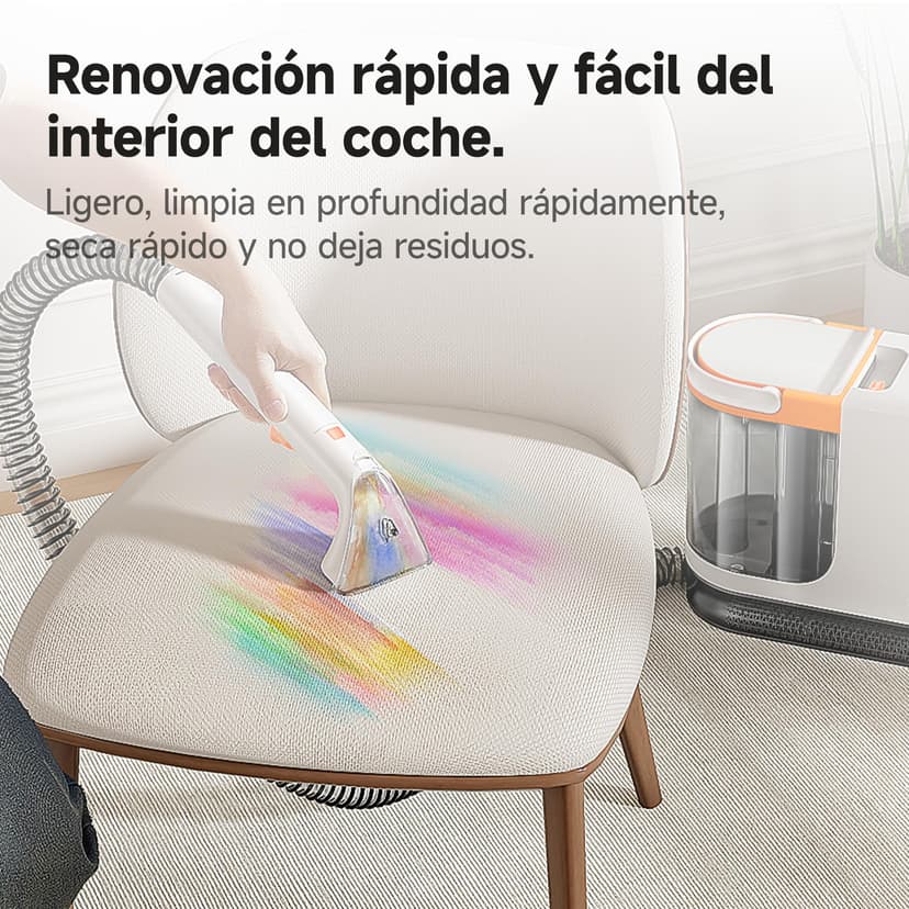 uwant B300PRO Professional Portable 18 Kpa Powerful Suction Sofa Cleaner with Accessories, 2-in-1 Fabric Sofa Cleaner for Carpets, Furniture, Fabric, Car, Animals - 4