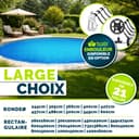 tillvex Bâche à Bulles pour Piscine | Bâche de Protection Solaire de 120 µm d'épaisseur | Découpe individuelle | Chauffage de Piscine pour Eau Chaude (Bleu, 800 x 400 cm (Rectangulaire)) - 2
