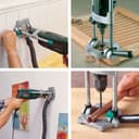 wolfcraft tecmobil Mobile Drilling Aid - Mobile Drill Stand for Freehand Drilling on Walls, at Angles, Overhead, and Stationary - with dust Extraction - 4522000 - 5
