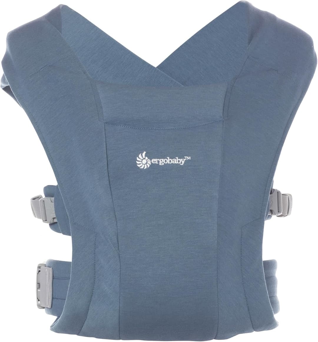Ergobaby Embrace Baby Carrier for Newborns from Birth, Extra Soft & Ergonomic with Head Support, Oxford Blue