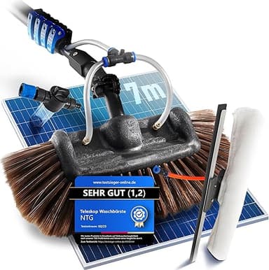 NTG Brosse de Lavage télescopique 1,68-7 m Tête de Brosse…