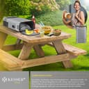KESSER® Chariot à provisions avec compartiment réfrigérant, avec capacité de 56 L, charge jusqu'à 50 kg, chariot et sac à bandoulière 3 en 1, incl. Puce de courses, Pliable, Gris - 8
