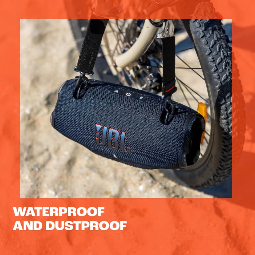 JBL Xtreme 4 speaker in black – Portable Bluetooth speaker with deep bass, AI sound boost and built-in power bank – Waterproof and dustproof - 4