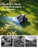 MAMMOTION YUKA Mini 2 500 Robot Tondeuse, jusqu'à 500m², Zéro Perte de Signal, sans RTK, AI Traitement d’Image à Trois Caméras Robot Tondeuse, Auto Cartographie Multi-Zones, DropMow - 4