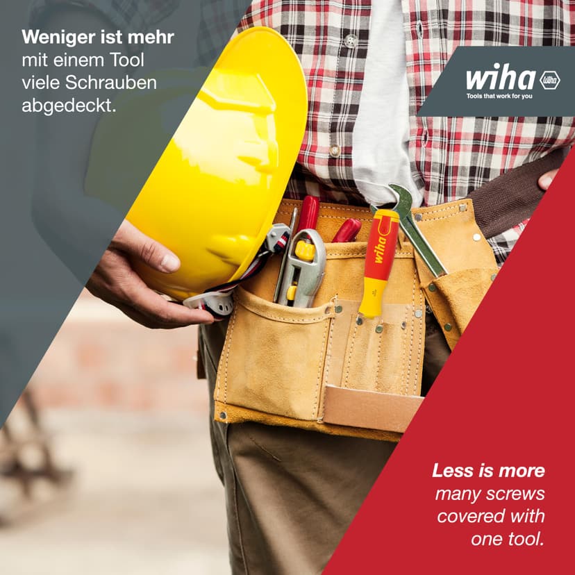 Wiha 283109021 Magazine Bit Holder Red/Yellow Schlitz/PH/SL+PZ - 7