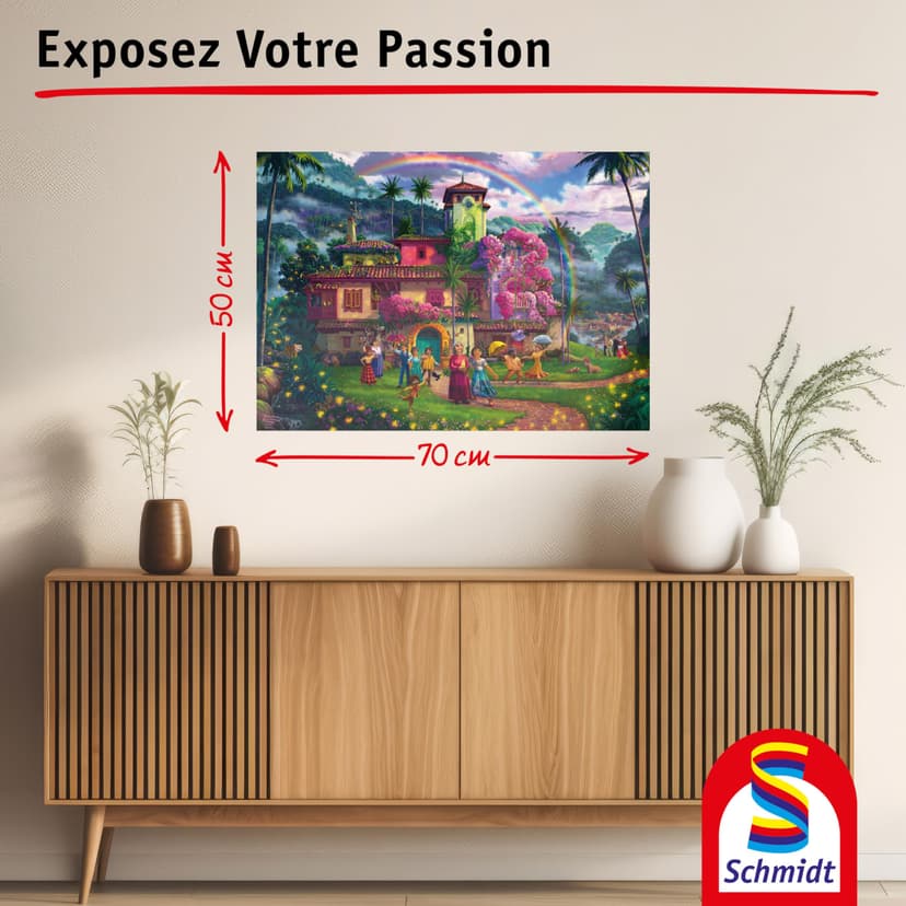 Schmidt Spiele 58051 Puzzle 1000 pièces Disney Encanto Thomas Kinkade - 5