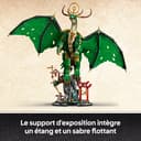LEGO Ninjago Le Dragon Gardien - Maquette de Figurine de Dragon Articulée - Minifigurine de Maître WU & Présentoir Pittoresque Imitation Roche - Cadeau pour Garçon dès 14 Ans 71847 - 5