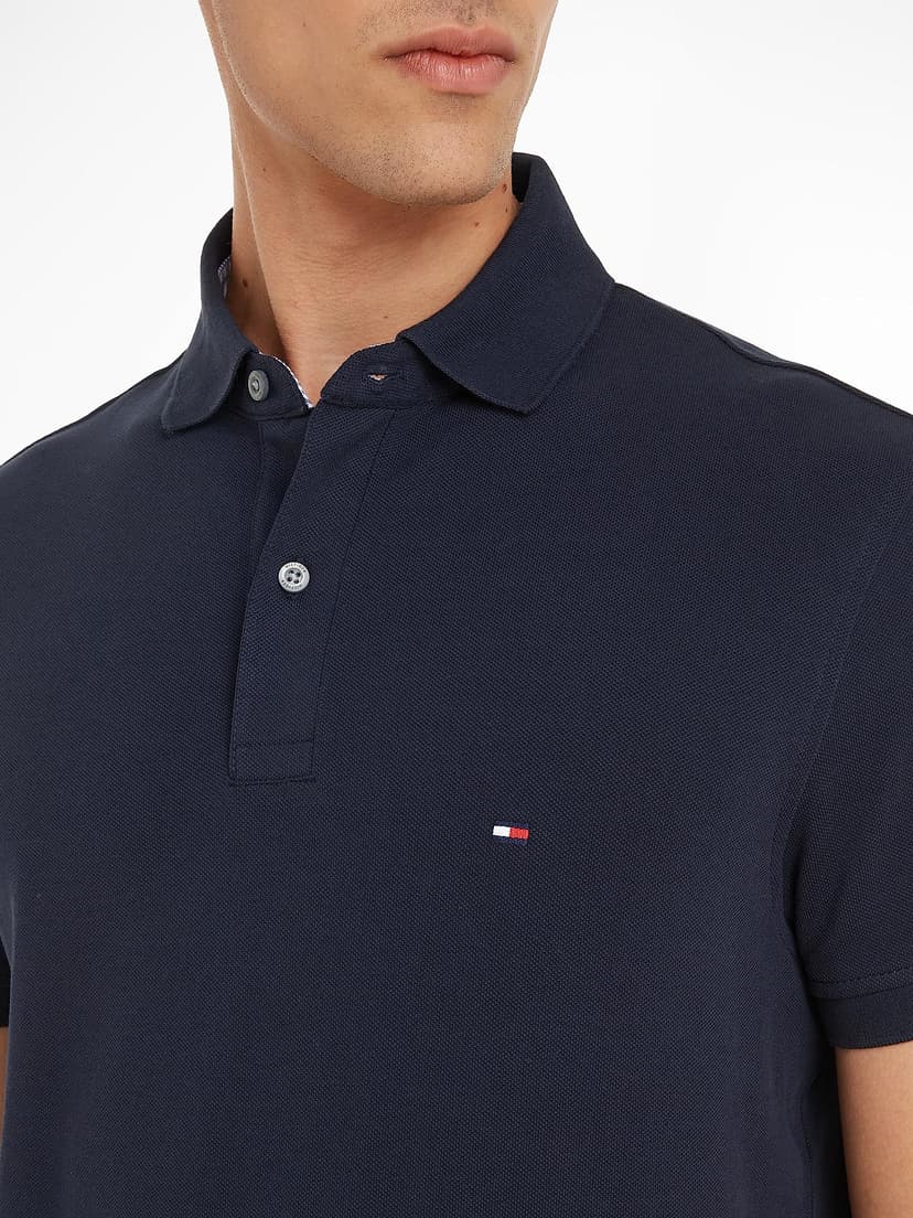 Tommy Hilfiger Men’s Short Sleeve 1985 Regular Fit Polo Shirt, Blue (Desert Sky), XL - 2