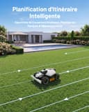 MAMMOTION LUBA Mini 2 AWD 1500 Robot Tondeuse sans Fil avec Mini Garage et Support de Nettoyage, 360° LiDAR & Double Caméra IA, Disque de Bordure, Hauteur Auto, Pente 80%, DropMow, Gestion Multizone - 8