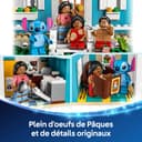 LEGO | Disney Lilo and Stitch Beach House Building Toy with 6 Rooms, Rooftop Observatory, a Spaceship and 5 Minifigures - Birthday Gift for 9+ Year Old Girls, Boys & Fans - 43268 - 5
