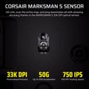 Corsair SCIMITAR ELITE WIRELESS SE MMO PC Gaming Mouse – 33,000 DPI, 16 Programmable Buttons, Key Slider, Elgato Virtual Stream Deck, 1,000Hz Polling, Up to 150-Hour Battery – Gunmetal - 8