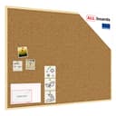 ALLboards Cork Board with Wooden Frame 120x90cm(1200x900mm), Corkboard Bulletin Board Notice Board - 1