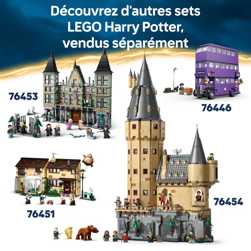 LEGO Harry Potter Quality Quidditch Supplies & Ice Cream Parlour Set with 2 Diagon Aley Shop Toys, 6 Minifigures & Accessories incl. a Nimbus 2000 Broom - Gift for 8+ Year Old Boys & Girls - 76452 - 7