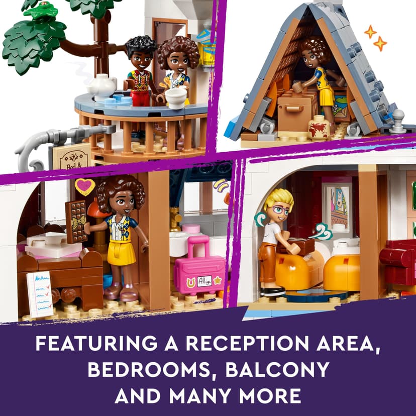 LEGO Friends Castle Bed and Breakfast Hotel Playset, Building Toy for 12 Plus Year Old Kids, with 4 Mini-Dolls, a Dog Figure and Accessories, Gift Idea for Girls, Boys and Teens 42638 - 5