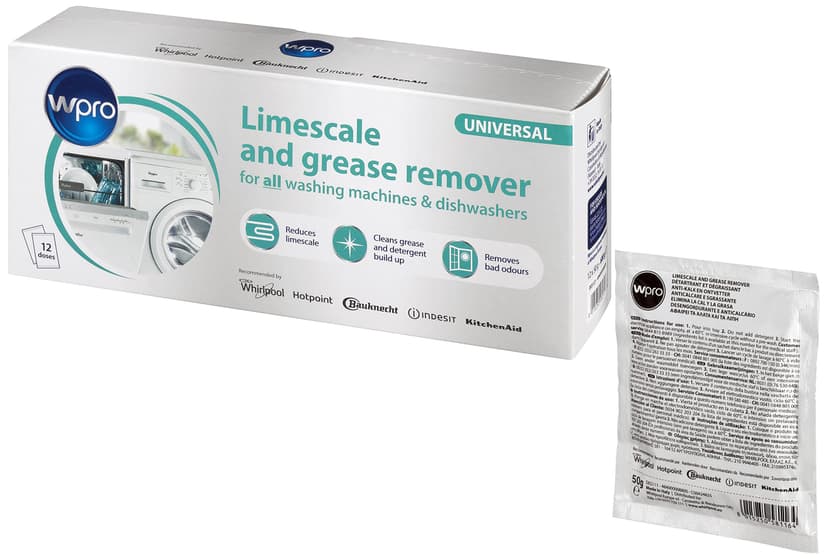 Wpro DES121 C00424828 Descaler in Bags for Washing Machines and Dishwashers - 1