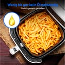 MEDION E40 XL Friteuse à air chaud (panier à friture XXL de 5,3 litres, 2 150 watts, 9 programmes automatiques, fonction cuisson, friture sans huile, panneau de commande tactile, affichage LED) blanc - 4