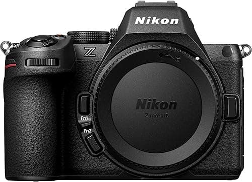 Nikon Z 5II boitier Nu, Appareil Photo Numérique Hybride Plein Format (24,5 MP, 4K/30p, Rafale 14 i/s en RAW ou 30 i/s en JPEG, stabilisation du capteur sur 5 Axes, Double Slots SD ou SDHC ou SDXC)
