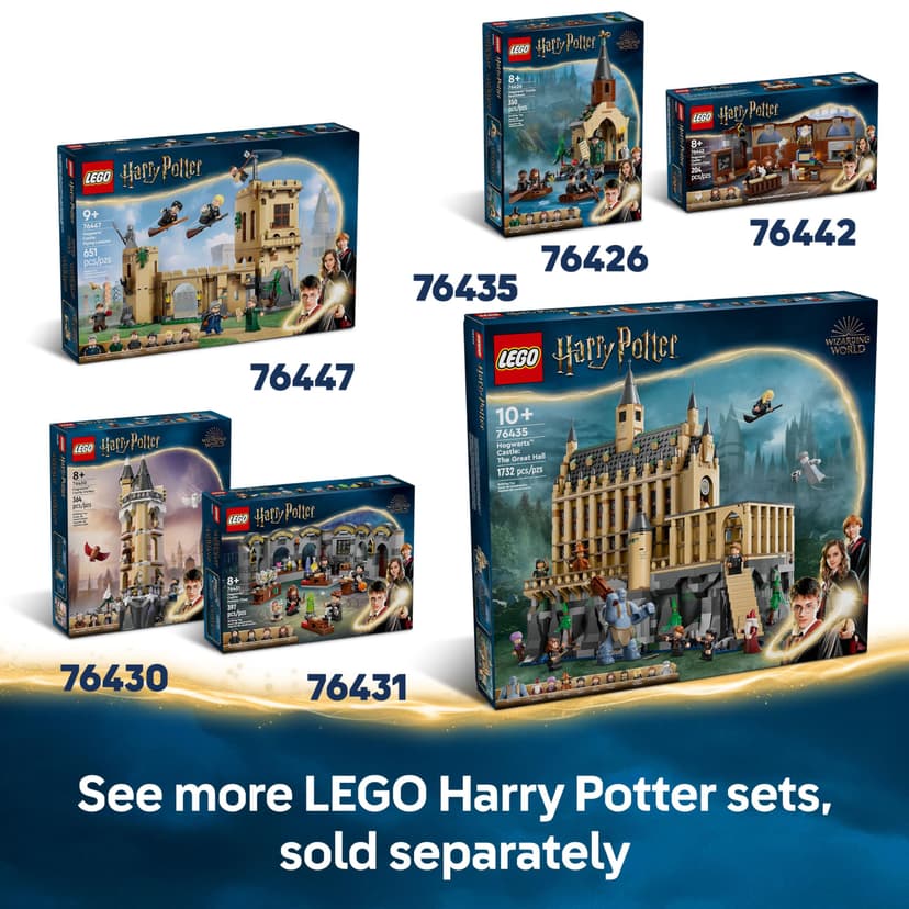 LEGO Harry Potter Hogwarts Castle: Charms Class Set with 3 Minifugures incl. Hermione Granger & Ron Weasley, Features Wingardium Leviosa Levitation Function, Toy for 8+ Year Old Boys & Girls 76442 - 8
