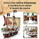 LEGO ONE PIECE The Going Merry Pirate Ship Toy - Play & Display Boat Model with 5 Minifigures incl. Luffy, Zoro & Nami - Anime Gift for 10+ Year Old Boys, Girls & Fans - 75639 - 4
