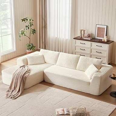 LINSY Home Canapé-lit d'angle modulable en Forme de L en …
