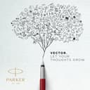 Parker Vector stylo plume | Bleu | pointe fine | encre bleue | emballage blister - 6