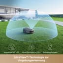 MOVA 1000 Robotic Lawnmower, UltraView Wireless Installation and Accurate Mapping up to 1000 m², smart Obstacle Avoidance, app Control, Improved Off-Road Wheels, U-Shaped Mowing, Fast Charging - 4