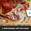 LEGO Star Wars Jedi Bob’s Starfighter Buildable Toy Vehicle for 8 Plus Year Old Boys & Girls, with 2 Character Minifigures and a Droid figure, Birthday Gift Idea for Kids and Fans 75388 - 6