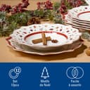 Villeroy & Boch, Multi, Set of Plates, 12 Pieces, White/Colourful - 4