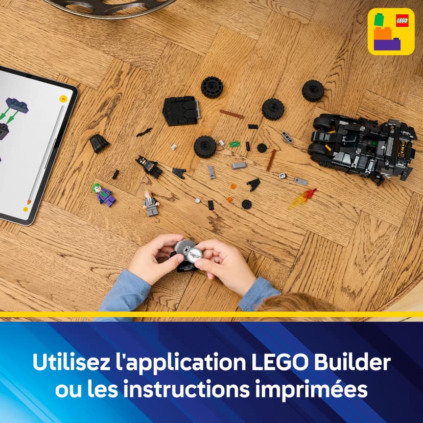 LEGO DC Batman : La Batmobile Tumbler de Batman Contre Double-Face et Le Joker - La Voiture du Chevalier Noir - 3 minifigurines avec Accessoires - Cadeau de Super héros pour garçon dès 8 Ans 76303 - 7