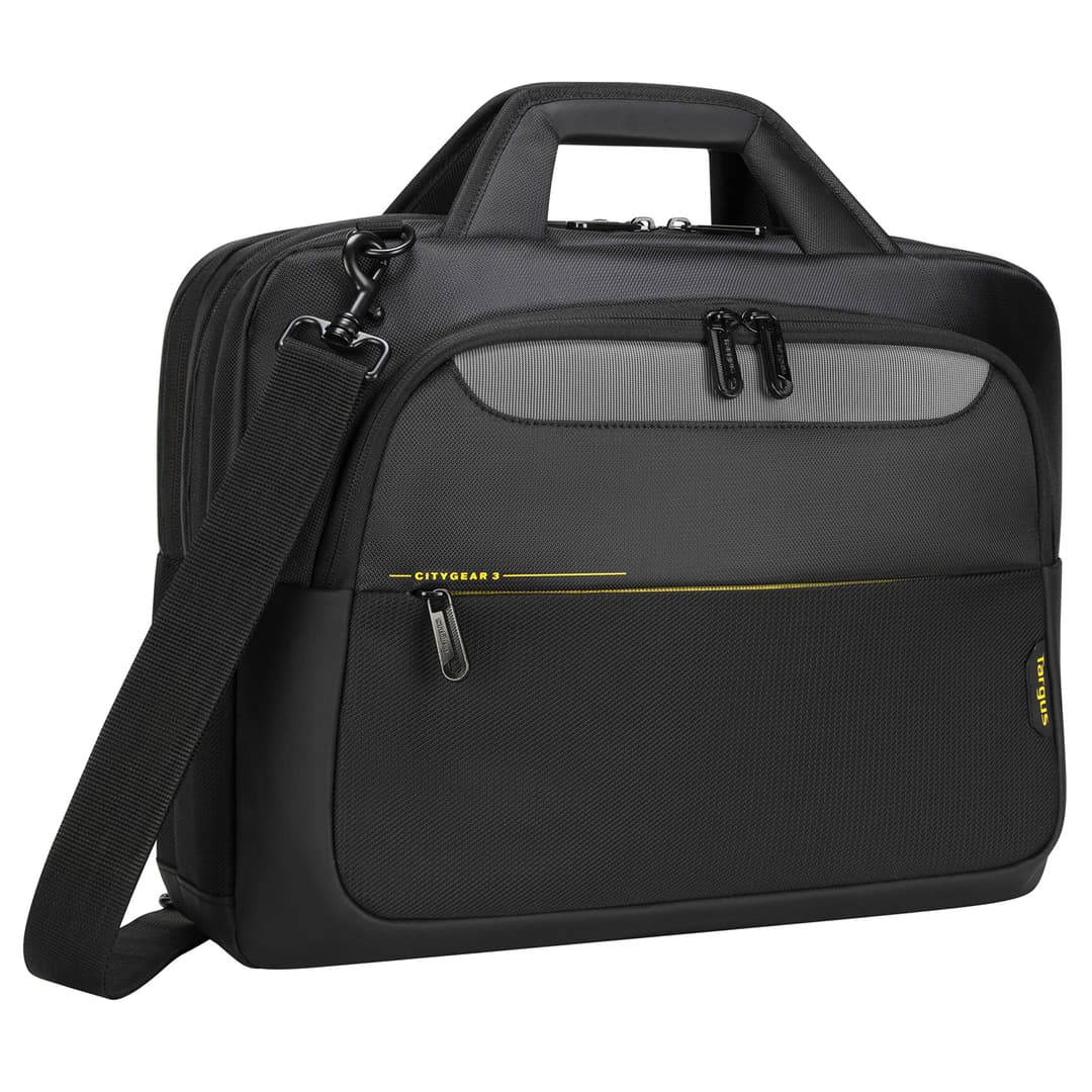 Targus CityGear Business Professional Roller Case Designed for Travel and Commute with Protective Sleeve fit up to 15-17.3-Inch Laptop, Black (TCG717GL)