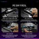 ASUS ROG Strix B850-E Gaming WiFi AMD motherboard, 16+2+2 power stages, DDR5 slots, five M.2 slots, PCIe 5.0, WiFi 7, USB4 Type-C port, USB 20Gbps w/ PD 3.0 up to 30W and Aura Sync RGB - 6