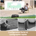 MOVA ViAX Robotic Lawnmower—Wireless Limiting, AI-Assisted Maps with UltraEyes 1.0, U-Shaped Paths, Dual Vision Obstacle Avoidance, Improved Edge Banding, Complex Lawns, Smart App Management - 2