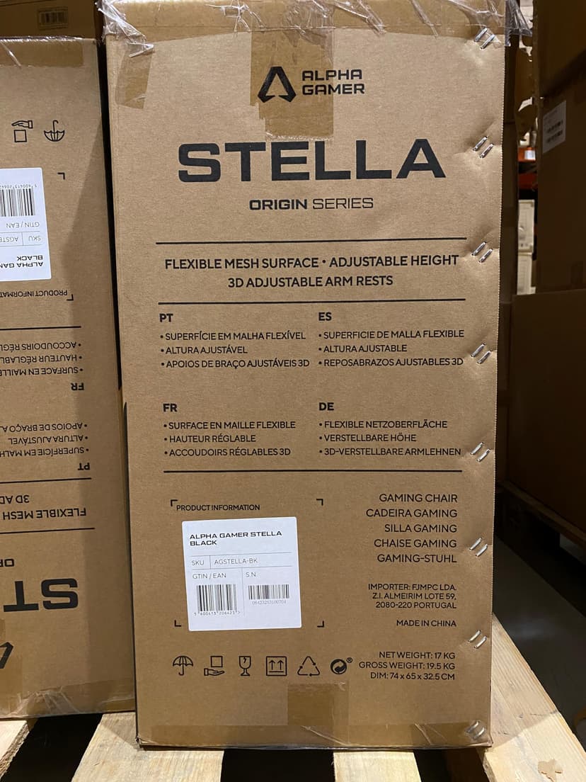 Alpha Gamer Chaise Ergonomique Stella Noire - 5