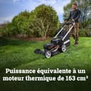 WORX Nitro 40V (2x20V) Lawn Mower | PowerShare | WG749E | Includes 2 4Ah Batteries and Dual Charger | 46 cm with traction | Mulching | 7 Height Positions - 3