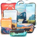 TRIPPED Travel Gear – Lot de 7 cubes de rangement pour voyage, organiseurs de bagages extra larges, ultra légers, extensibles/sacs de compression pour vêtements (parcs nationaux) - 1