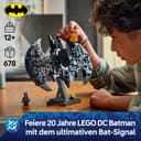 LEGO DC Batman Logo - Superhero Toy w/ 2 Collectible Minifigures - 3D DIY Wall Art or Room Decor - Gift Idea for 12+ Year Old Boys & Teenage Movie Fans - 76330 - 2
