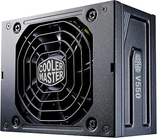 Cooler Master V850 SFX Gold, Prise EU - 850W 80 PLUS Gold, Alimentation Modulaire PC SFF/Mini-ITX, Ventilateur Hydrodynamique Silencieux 92mm Semi-Passif, Adaptateur SFX-ATX, Garantie 10 ans