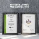 FLEXISPOT EC5B Electric Standing Desk with 3 Columns 2 Motors Height Adjustable Standing Desk Frame, Memory Control Panel, Load 100 kg, Black - 9