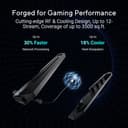 ASUS ROG Rapture GT-BE19000 Tri-band WiFi 7 Gaming Router (320MHz Channels & 4k-QAM, MLO, 2x 10G ports, AI WAN detection, Triple-level Game Acceleration, AiMesh, free network security, VPN features) - 5